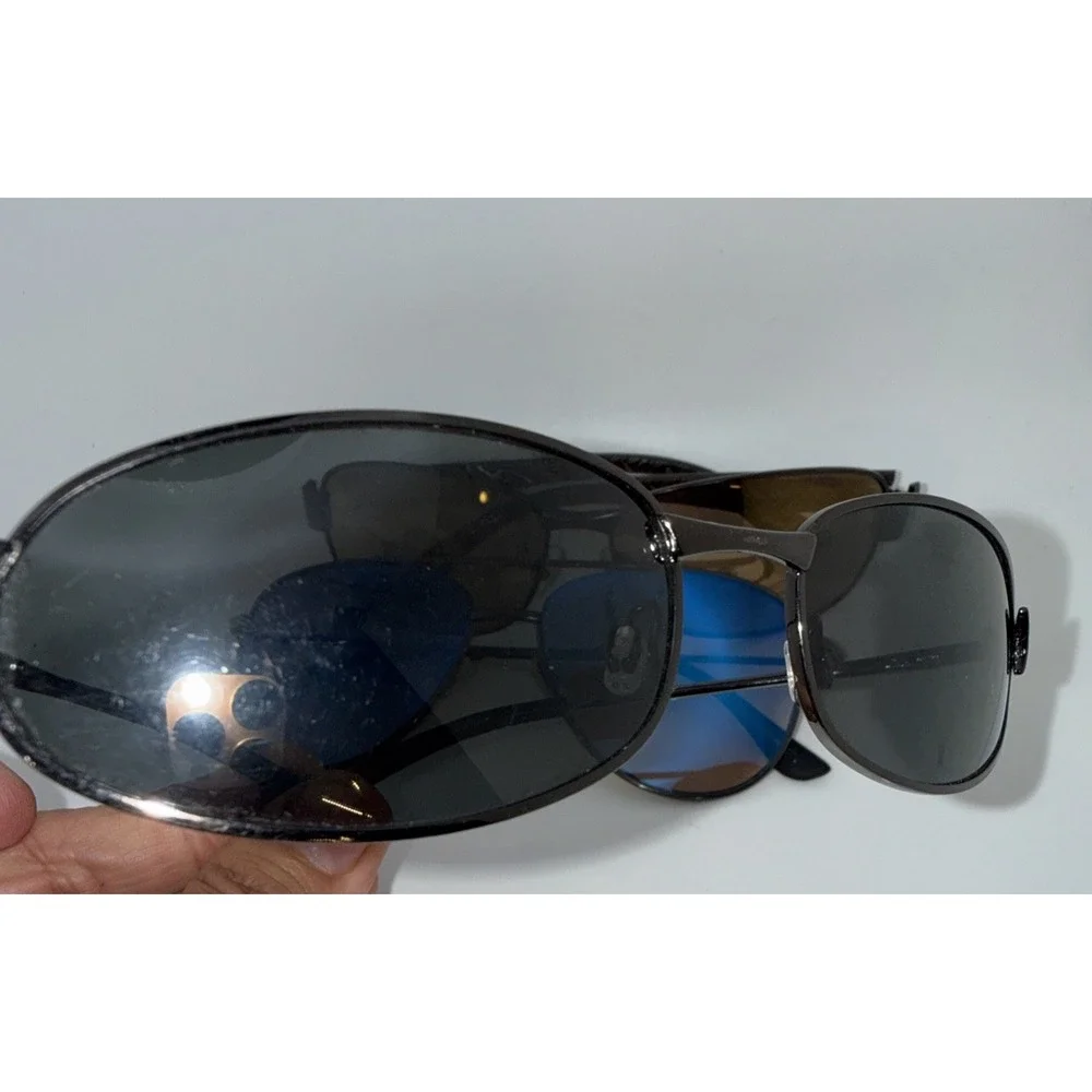 Lot Of 3 Authentic Panama Jack Metal frame Sunglasses-Black, Brown & Gray-Invest
